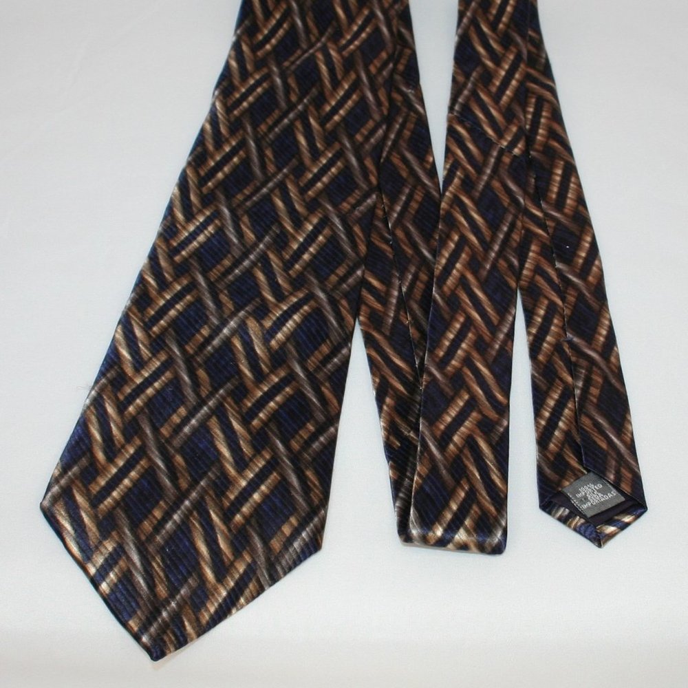Essante Geometric Silk Tie